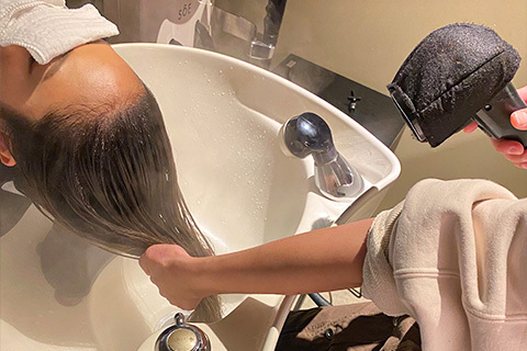 ナノスチームの噴射