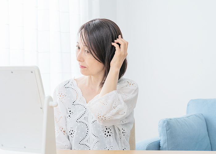 髪がやせ細ってきてボリュームがでない